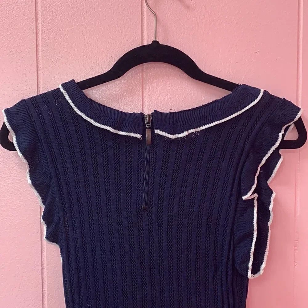 ALEXIA ADMOR Ruffle-Trimmed Sheath Dress Size XS - Picture 10 of 13